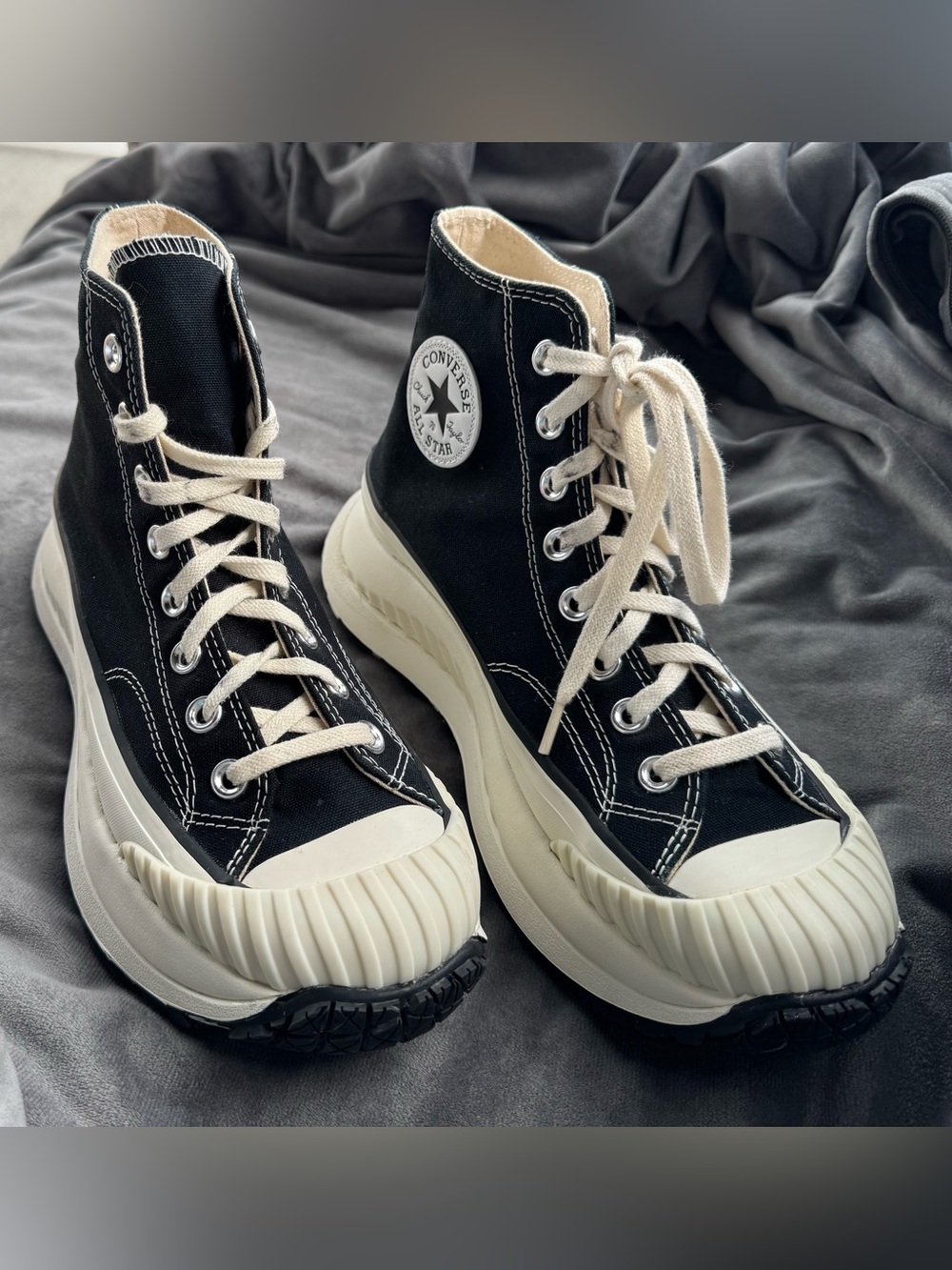 Converse Chuck 70 AT-CX High Top Black Egret A03277C Mens 6.5 Womens 8 worn once
